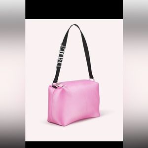 Truly pink satin purse brand new